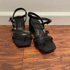Strappy Block Heels